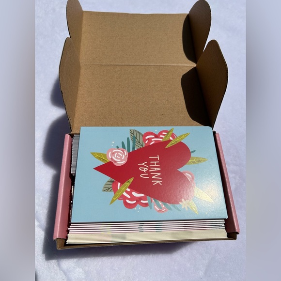Thank You Cards with Envelopes New Boxed Set of 48 Cards and 50 Envelopes - Picture 10 of 10